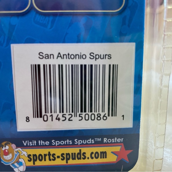 Mr Potato Head NBA Sports Spuds SAN ANTONIO SPURS - Picture 7 of 11